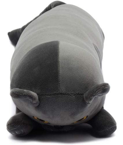 Мягкая плюшевая игрушка-подушка Кот Батон 90 см Dark Grey детская подушка обнимашка котик, игрушечный длинный антистресс кот-батон Темно серый