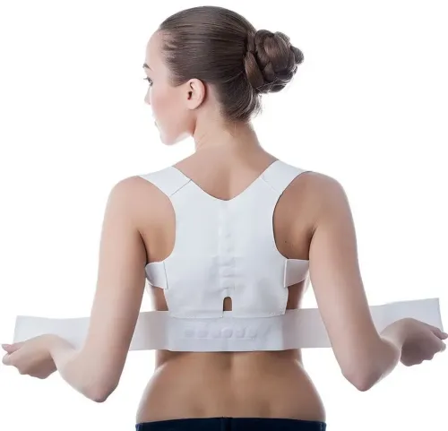 Магнитный фиксирующий корректор правильной осанки Emson Power Magnetic Posture 3-Pack NY-27, Ортопедический корсет паук для выравнивания спины и плеч