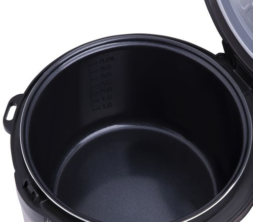 Електрична мультиварка скороварка Domotec MS-7726 на 5 л, 11 режимів приготування 1500W Black, Мультиповар Домотек з підігрівом і таймером Чорна