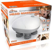 Бездротовий водонепроникний масажер Smart Scalp Massager QSK-701 для голови, шиї і плечей акумуляторний Media-Tech Mt6524 для кішок і собак Білий