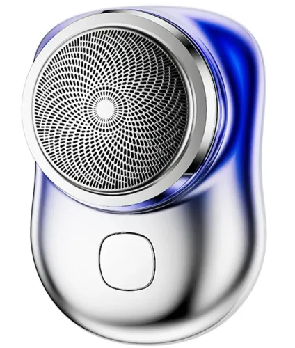 Акумуляторна Дорожня електробритва депілятор Mini Shaver P10 XL-510 3W для сухого і вологого гоління, Бездротова роторна USB міні бритва тример
