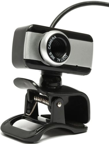 Провідна веб камера з мікрофоном Digital HD Camera RD517 640х480 універсальна зовнішня USB веб-камера на прищіпці для ПК комп'ютера і ноутбука Чорна