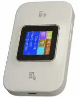 Портативний роутер модем з екраном Wireless Mobile Wi-Fi Pro MF68E 4G/5G акумуляторний вай фай маршрутизатор зі слотом сім карти і знімною батареєю