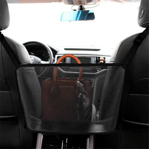 Багатофункціональна сумка для авто Pocket Handbag Holder, автомобільний органайзер в машину, обмежувач для тварин сітка кишеня 40x26 см