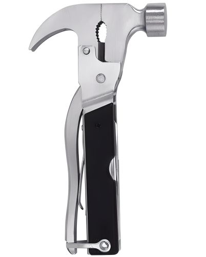 Універсальний складаний ключ мультитул молоток-швейцарський ніж Bell Howell Tac Tool 18 в 1 плоскогубці, викрутка пила з нержавіючої сталі з чохлом