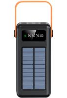 Портативний зарядний пристрій Power Bank Voltronic YM635DX 30000mAh з сонячною панеллю і ліхтариком Solar зовнішній акумулятор повербанк для зарядки
