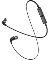 Бездротові Bluetooth 4.0 навушники для телефону з мікрофоном Awei A960bl, Вакуумні блютуз Вкладиші гарнітура для Андроїд і IOS для бігу чорні