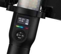 Освітлювач селфі-лампа RGB Stick Lamp LC500R світлодіодний LED жезл із дефлектором 2500К-8500К відбивач прожектор, кольоровий селфі стік для фото LS-188