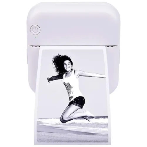 Беспроводной мини принтер Cat Mini Printer MAG-693 57mm с Bluetooth, Карманный детский термопринтер для печати без чернил для смартфона 1200mah