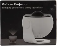 Проектор зоряного неба Galaxy Projector 360° Akenori PG-2000 світлодіодний нічник із таймером, домашній планетарій 13 космічних картриджів Чорний