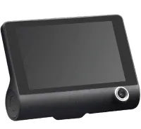 Автомобільний відеореєстратор DVR T655 HDR LCD 4 " Full Hd 3 камери, авторегістратор з камерою заднього виду з автономним живленням і датчиком удару