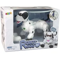 Радіокерована іграшка робот собака RobotDog Play Kingdom 777-602 з пультом у вигляді годинника, Інтерактивна собачка з реагуванням на дотики