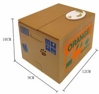 Дитяча інтерактивна скарбничка хитрий котик Mischief Saving Box на батарейках Скарбничка-сейф для грошей кіт злодюжка в коробці забирає монетку лапою