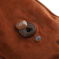 Электрическая водяная грелка Hot Water Bag HD-03 для согревания рук 500W Плюшевая мягкая муфта электрогрелка с подогревом 34х24 см от сети Коричневая
