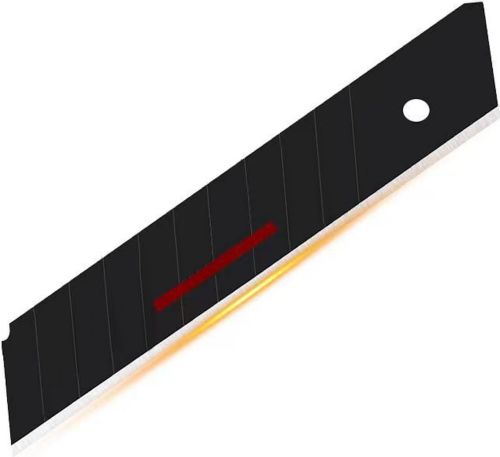 Канцелярський телескопічний ніж Utility knife Jingpin HST-SK 18мм з висувним сегментним лезом для оздоблювальних робіт, будівельний ножик для дому