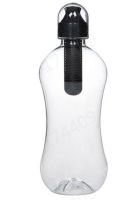 Спортивна герметична пляшка з фільтром для питної води Water Filter Bottle, об'ємом 550 мл для занять спортом, М'яка пляшка для очищення води