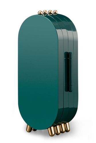 Складна скринька для зберігання ювелірних прикрас Jewelry Storage Box CX-9001, Коробка дзеркальний органайзер для біжутерії, ювелірних виробів