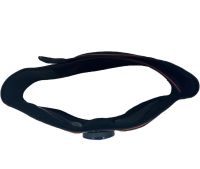 Електричний пояс-стимулятор для черевного преса Abdominal Toning Belt NY-82, масажер міостимулятор W24 для м'язів живота з 6 режимами від USB Чорний