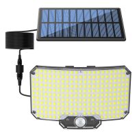 Уличный настенный светильник Solar Wall Lamp BL-234 SMD LED на солнечной батарее с датчиком движения, Аккумуляторный фонарь IP65 HA-110 на стену