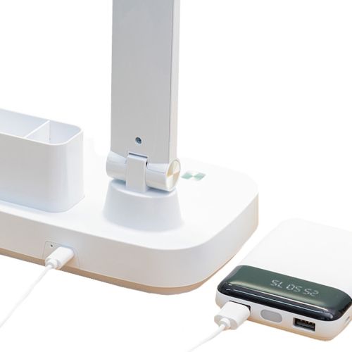 Настільна сенсорна лампа Digad 1963 з Power bank USB на акумуляторі 5W 6000 mah, складна акумуляторна LED лампа ліхтар 48LED 3 режими