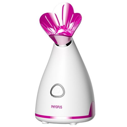 Парова сауна для омолодження та зволоження обличчя з інгалятором Phyopus Facial Ionic Steamer CL-5358, Розпарювач 2в1 з іонізатором для чищення шкіри