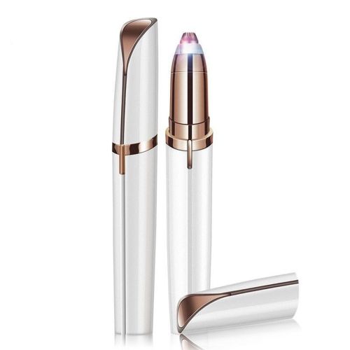 Жіночий епілятор для брів Finishing Touch Flawless Brows, портативний тример Електробритва для видалення волосся на батарейках Білий
