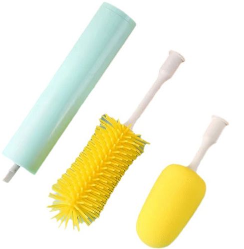 Бездротова електрична щітка Brush AND412 для миття посуду з 3 насадками, акумуляторна багатофункціональна USB щітка 3 в 1 для чищення та прибирання