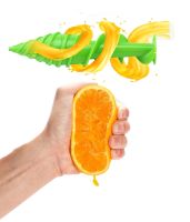 Ручная портативная соковыжималка Multi-Function Juicing Machine RF-707 для фруктов и овощей с зажимом, Шнековая многофункциональная