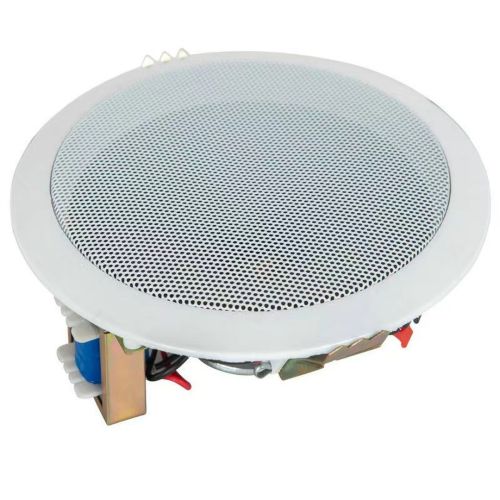 Стельові динаміки UKC CS-8500BM 20W водостійка стельова акустика стерео колонка для врізного монтажу в стелю CS 8500 8,5 " для дому Біла