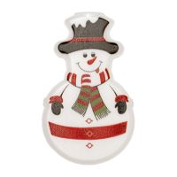 Внутрішня rgb гірлянда штора Xmas 3D фігурки сніговика і сніжинки Мультикольорова 3x0.7м 95led M, Новорічна 300x70 см на вікно будинку РДБ від мережі