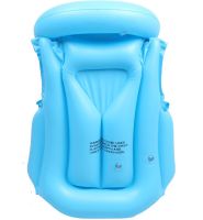Дитячий надувний жилет Swim Vest BT-IG - 0005 рятувальний для плавання з підголовником від 3 до 14 років, надувна захисна жилетка S, M, L для дітей
