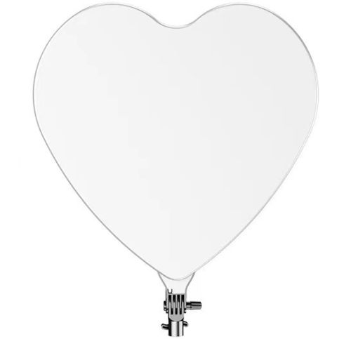 Світлодіодна лампа для фото у вигляді серця LED Light RL-500 30x49 см без штатива для фото і відео, Студійна селфи лампа відеосвітло 3 режими з пультом