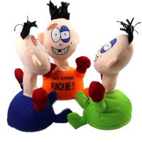 Мягкая игрушка антистресс Stress-Max Punch Me 02 Ударь меня со звуком, Кукла для битья на присосках со звуковыми эффектами 20 см