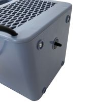 Керамічний інфрачервоний обігрівач Handy Heater Pure Warmth RD-08 1200W, настільний тепловентилятор c LED підсвічуванням, електрообігрівач Чорний
