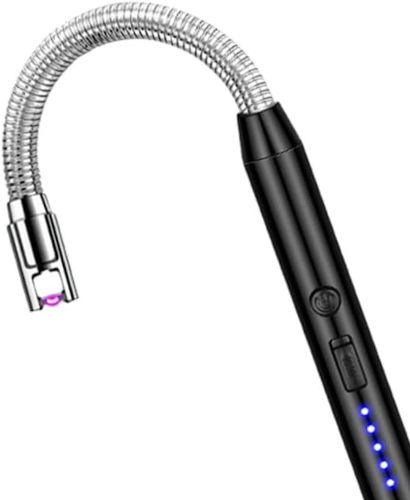 Електроімпульсна дугова висувна запальничка ARC BBQ lighter Domestic-02 з гнучким подовжувачем, акумуляторна електрозажигалка з полум'яною дугою