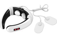 Електричний масажер для шиї Neck Massager HX-5880 імпульсний міостимулятор для тіла, електростимулятор для шийного відділу 3 режими на акумуляторі