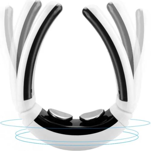 Електричний масажер для шиї Neck Massager HX-5880 імпульсний міостимулятор для тіла, електростимулятор для шийного відділу 3 режими на акумуляторі