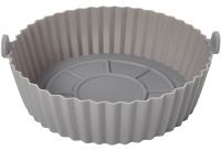Силіконова форма для випічки Food Grade Silica 880-2 універсальна кругла формочка з ручками 16 см лоток для смаження і запікання в фритюрниці