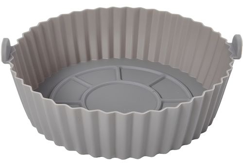 Силіконова форма для випічки Food Grade Silica 880-2 універсальна кругла формочка з ручками 16 см лоток для смаження і запікання в фритюрниці