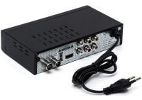 Цифровий ефірний тюнер Openbox Gold 11077 DVB-T2 приставка для телевізора з дисплеєм, ТВ ресивер EL - 009 C роз'ємом під WiFi і пультом IPTV, HDMI H. 264
