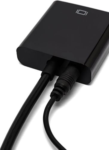 Конвертер HDMI на VGA універсальний відеокабель, адаптер перехідник для перетворення сигналу, аудіо вхід 3.5 mm Converter 1080P USB 34103