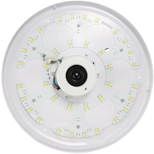 Стельовий світильник RGB Lamp GS-7062 38 см 60W кругла світлодіодна LED люстра з регулюванням яскравості, Bluetooth колонкою і пультом управління