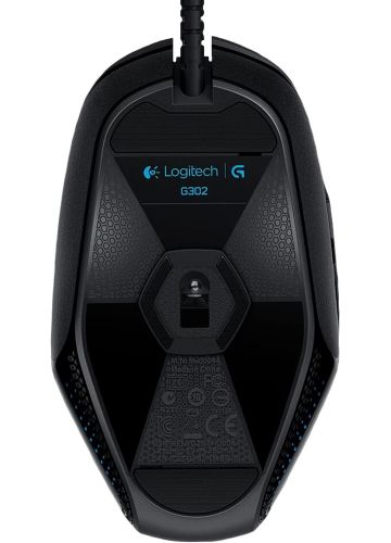 Ігрова комп'ютерна миша Logitech G302 Deadalus Prime дротова USB геймерська мишка з підсвічуванням для ПК комп'ютера і ноутбука G-302 Чорна