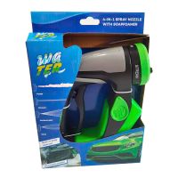 Універсальний пістолет-розпилювач Spray Water Gun 4в1, Насадка пістолет розпилювач на шланг з відсіком для піни і миючих засобів, Водомет для машини