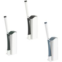 Універсальна щітка для прибирання туалету MTS clip type removable Toilet brush йоржик для унітазу, набір щіток зі змінними насадками і миючим засобом
