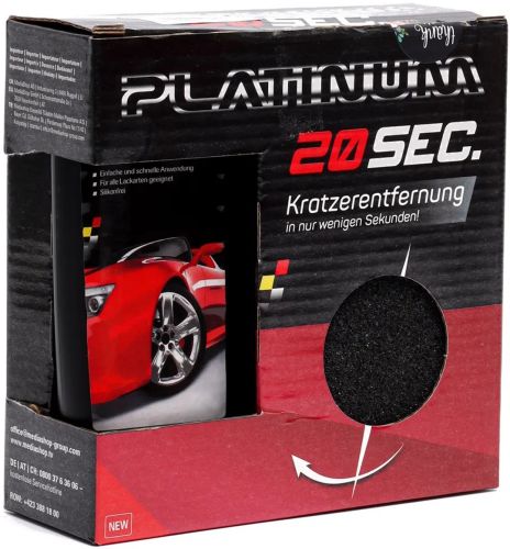 Паста для удаления царапин на авто Platinum 20 sec средство ликвидатор для полировки кузова автомобиля, мотоцикла, антицарапин Платинум 100 мл