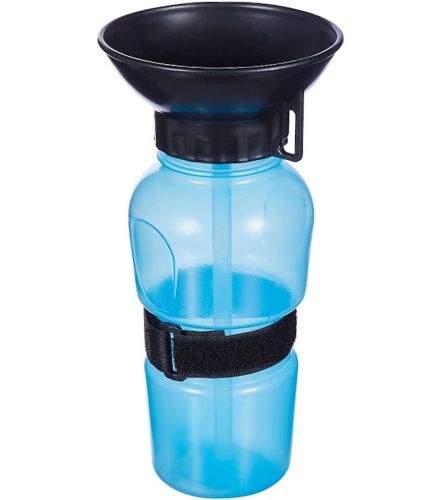 Портативная дорожная поилка для собак Aqua Dog Petshy Pet Bottle 500 мл автоматическая прогулочная бутылка для воды с чашей в дорогу Пэт ботл