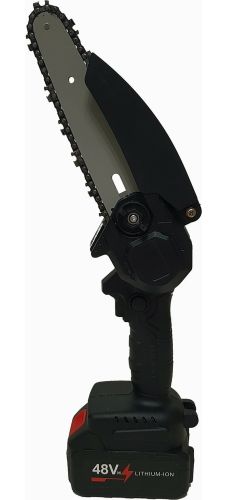 Акумуляторна ланцюгова міні-пила Mini Electric Chain Saw 48V на 2 акумулятора, міні обрізна електропила на акумуляторі в кейсі