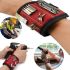 Строительный универсальный магнитный браслет Magnetic Tool Wristband для удержания винтов гвоздей сверл с 3 магнитными пластинами для мелких деталей