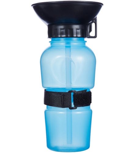 Портативная дорожная поилка для собак Aqua Dog Petshy Pet Bottle 500 мл автоматическая прогулочная бутылка для воды с чашей в дорогу Пэт ботл